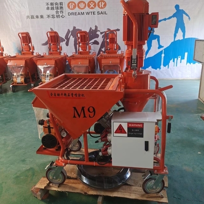 Max. Distance de transport verticale 15M Mure de mortier mini machine de pulvérisation de béton pour le plâtre de ciment