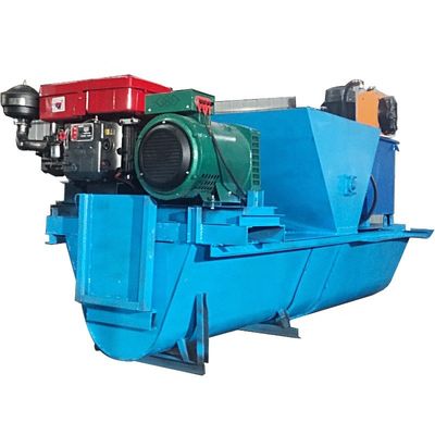 Machine de revêtement de canaux pour trois ouvriers