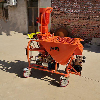 Matériaux applicables Machine de pulvérisation de mortier M6 de gypse pour pulvérisation de mastic sur murs de béton