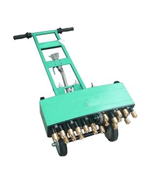 Machine à béton à plusieurs têtes conviviale pour un rouillage précis du pavé