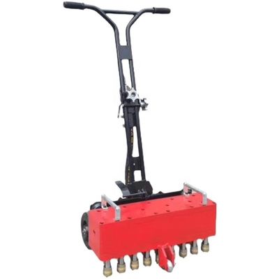 Machine à rouiller à plusieurs têtes à propulsion manuelle pour le roulage du sol en béton à un prix abordable