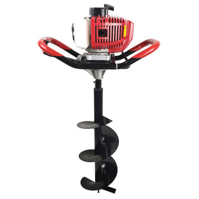 Plantation d'une aiguille de terre simple pour creuser des trous au sol Max. Profondeur de forage 50-150 cm