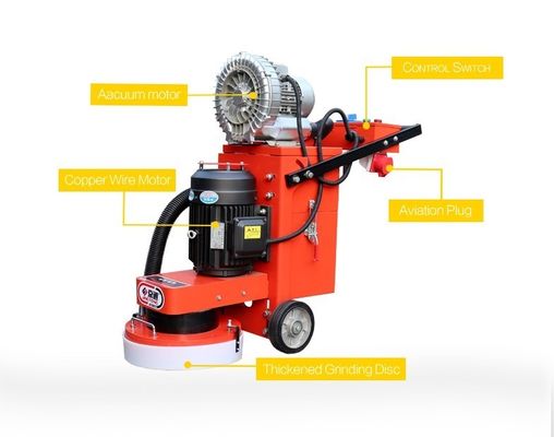Machine de polissage de plancher de béton à haute efficacité de fonctionnement pour usine de fabrication