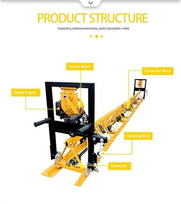 Vibrateur de béton à vis avec poids de 168 kg et vitesse maximale de 3600 tr/min