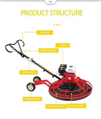 2.0 mm épaisseur de la lame de finition du béton Power Trowel pour une finition lisse