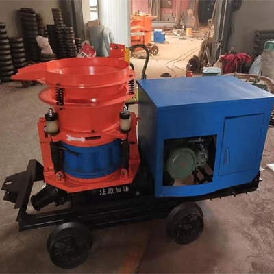 10 à 15 m3/min Consommation d'air Machine de pulvérisation de plâtre à pompe à ciment à sable mélangé humide