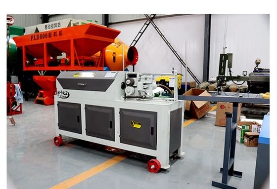 Jaune 2-6mm Steel Bar Straightener et Cutter pour les magasins de matériaux de construction avec des matériaux