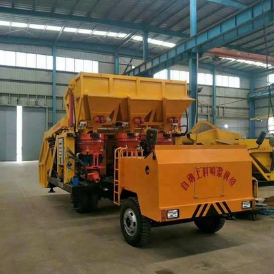 380v Béton humide Camion de béton à sous-vêtements Machine de pulvérisation de béton pour grands projets