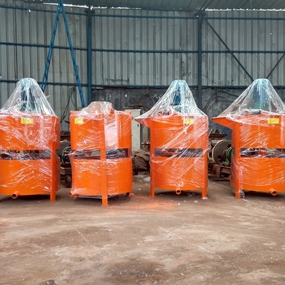 3 kW de puissance moteur Cement mortier mélangeur de coulée avec une grande capacité de canon de mélange mobile