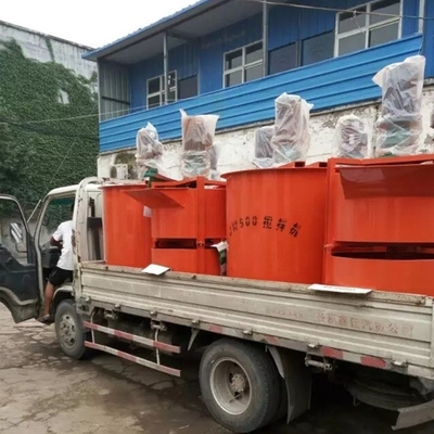 3 kW de puissance moteur Cement mortier mélangeur de coulée avec une grande capacité de canon de mélange mobile