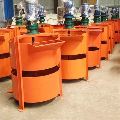Réservoir de mélange à deux couches de mortier 200 l, mélangeur secondaire à port plat électrique de grande capacité