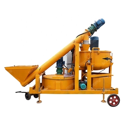 Plastrage obtenir le plâtre machine de poudre de plâtre diesel mobile pompe à béton avec mélangeur 2500 kg