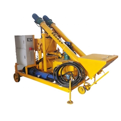 Plastrage obtenir le plâtre machine de poudre de plâtre diesel mobile pompe à béton avec mélangeur 2500 kg