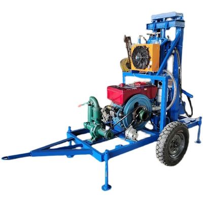 Forage de puits d'eau électriques de 200 m diesel hydraulique