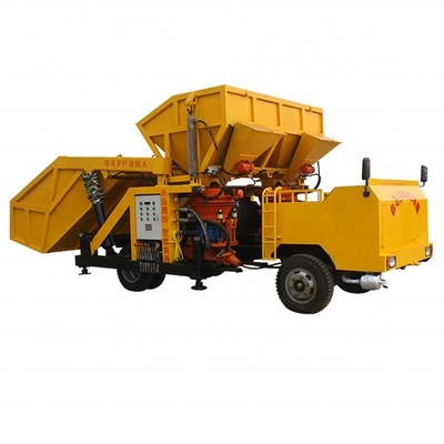 Machine de pulvérisation de béton montée sur camion pour tunnel de pente 380v Voltage 6900x2900x2750mm