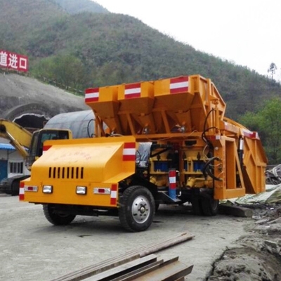Machine de pulvérisation de béton montée sur camion pour tunnel de pente 380v Voltage 6900x2900x2750mm