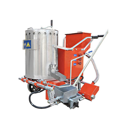 Machine de marquage routier à peinture de sécurité routière poussée à la main avec une épaisseur de ligne de 1 à 2 mm