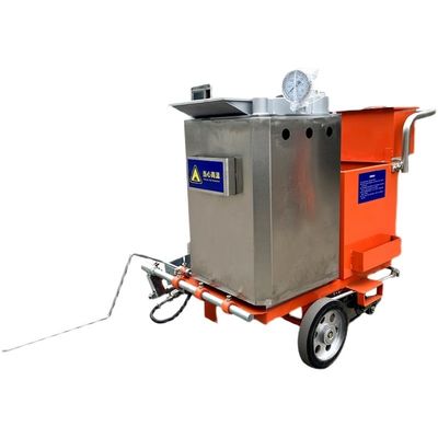 Machine de marquage routier à peinture de sécurité routière poussée à la main avec une épaisseur de ligne de 1 à 2 mm