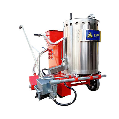 Machine de peinture routière thermoplastique poussée à la main pour les performances des lignes de circulation et des lignes de stationnement