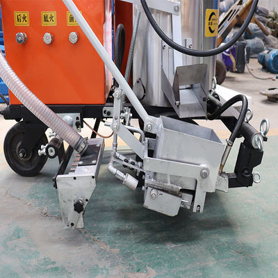 Machine de peinture routière thermoplastique poussée à la main pour les performances des lignes de circulation et des lignes de stationnement