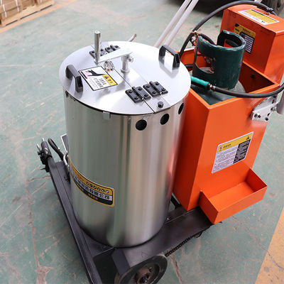 Machine de peinture routière thermoplastique poussée à la main pour les performances des lignes de circulation et des lignes de stationnement
