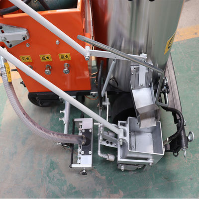 Machine de peinture routière thermoplastique poussée à la main pour les performances des lignes de circulation et des lignes de stationnement