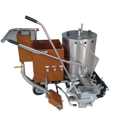 Conception de la machine de marquage de route thermoplastique poussée à la main pour les lignes de circulation et de stationnement