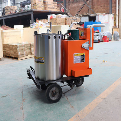 Conception de la machine de marquage de route thermoplastique poussée à la main pour les lignes de circulation et de stationnement