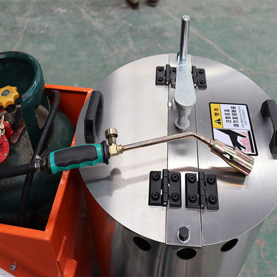 Conception de la machine de marquage de route thermoplastique poussée à la main pour les lignes de circulation et de stationnement