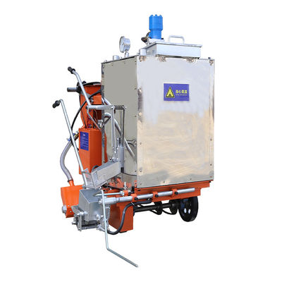 Machine de marquage de route thermoplastique à moteur à essence facile à utiliser pour le marquage des sols