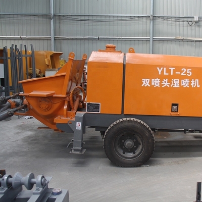Machine à béton mouillé/machine de plâtrage par pulvérisation humide de béton avec une puissance de moteur de 45 kW
