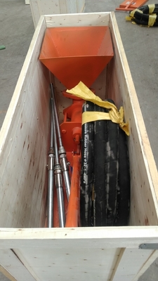 Pompes d'injection de terre de béton à commande manuelle de 10 L/min avec puissance électrique 45 kg de poids