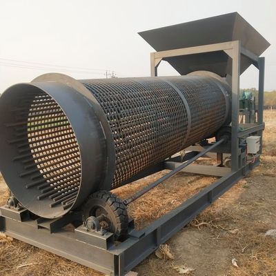 Mini-machine de dépistage du sable pour le sol 1800 kg Poids et 11m*2,2m*3,7m Dimensions
