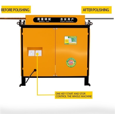 Machine de déblaiement et de polissage de barres d'acier pour les ateliers de réparation de machines de peinture personnalisées