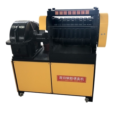 Machine de redressement et de découpe de barres rondes de fil d'acier pour le traitement des tailles de 4-25 mm