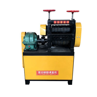 Machine hydraulique de redressement de barres d'acier de haute conception pour les déchets de barres de reboisement et les déchets de fil