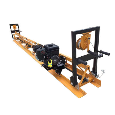 Machine à lissage de routes en béton à faisceau vibrant à l'essence pour cadre de tunnel de pont