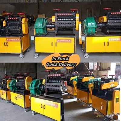 Machine de redressement de barres de ferraille à haute productivité pour l'élimination des déchets de barres d'acier