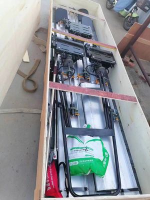 1.2kw Ciment Push-pull régulateur de vibration de sol lissé avec pompe hydraulique personnalisée