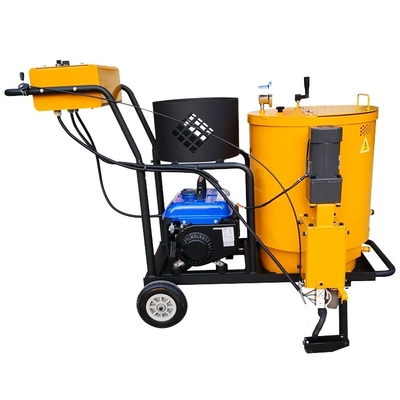 100L réparation de fissures de revêtement de sol d'asphalte véhicule machine de coulée conjointe avec une capacité de 420 kg
