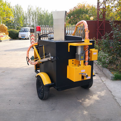 Asphalte routière hydraulique auto-piétonne voiture de remplissage de fissures pour la réparation de pavage