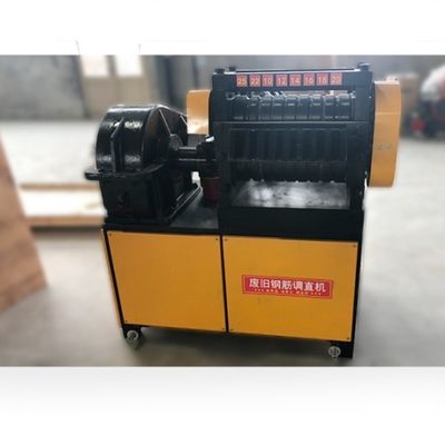 Machine de redressement de barres en acier de ferraille pour le traitement de barres de rebar 8 mm 10 mm 20 mm Diamètre 4-25 mm