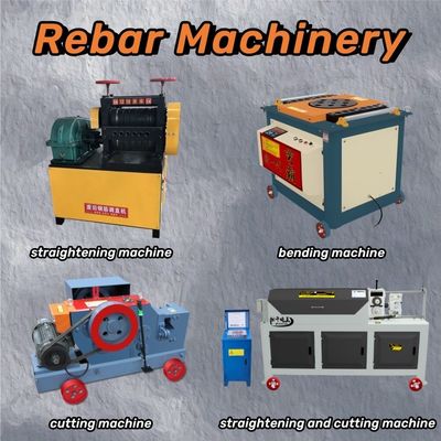 Machine de redressement de barres en acier de ferraille pour le traitement de barres de rebar 8 mm 10 mm 20 mm Diamètre 4-25 mm