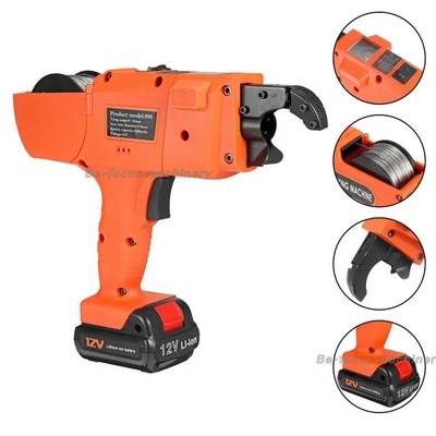 Machine de liaison de couches de bardeaux à batterie de 12 V 4500 mAh 8 mm-34 mm avec pinces à fil