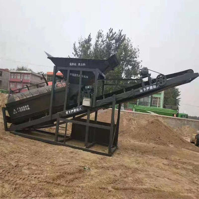 Installation mobile de dépistage pour le dépistage vibratoire des champs de sable dans l'industrie minière énergétique
