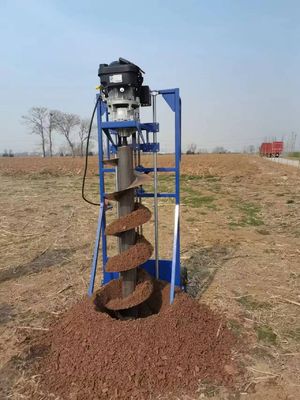 Planteur d'arbres, creuseur de trous à la main à vitesse de 170 à 220 r/min et poids de 45 kg