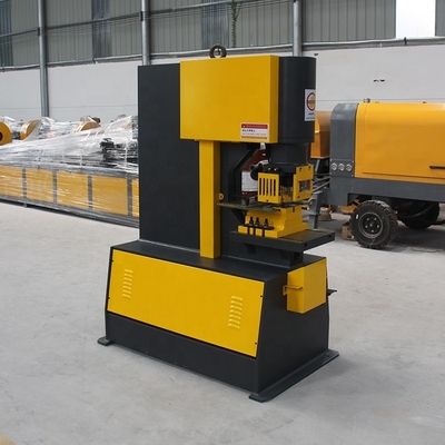 Machine de découpe hydraulique de métaux à angle de fer de 90 kN pour travaux de construction lourds