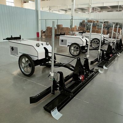 17L Volume de carburant Ride de précision sur les performances du nivelleur de pavés en béton au laser