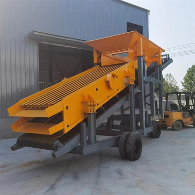 Machine de séparation de sable et de gravier de 380 V pour l'usine mobile de sélection dans la mine de sable de rivière