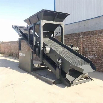 Procédures d'exploitation de l'écran à rouleaux de déchets mobile sans arbre à vibration à trois couches
